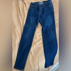 Madewell high rise skinny jeans